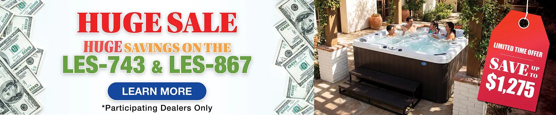 Calspas hot tub being used in a family setting - West Jordan